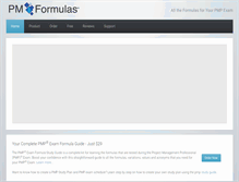 Tablet Screenshot of project-management-formulas.com